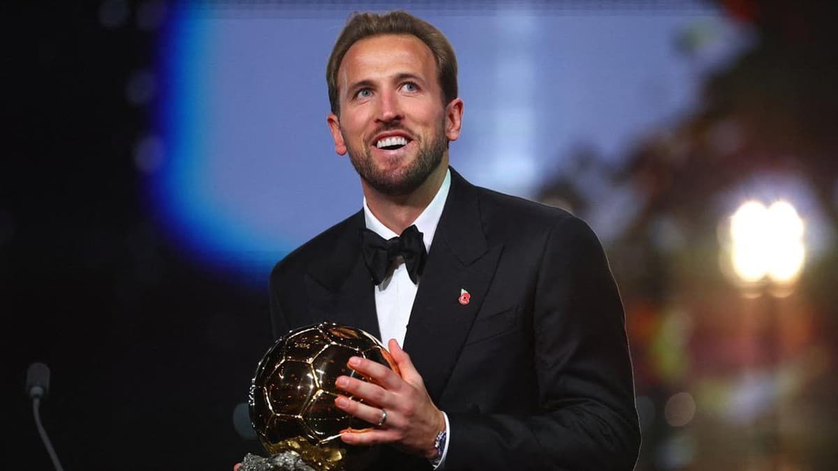 Kane Menangi Ballon d'Or 2026, Unggul 28 Poin atas Mbappe