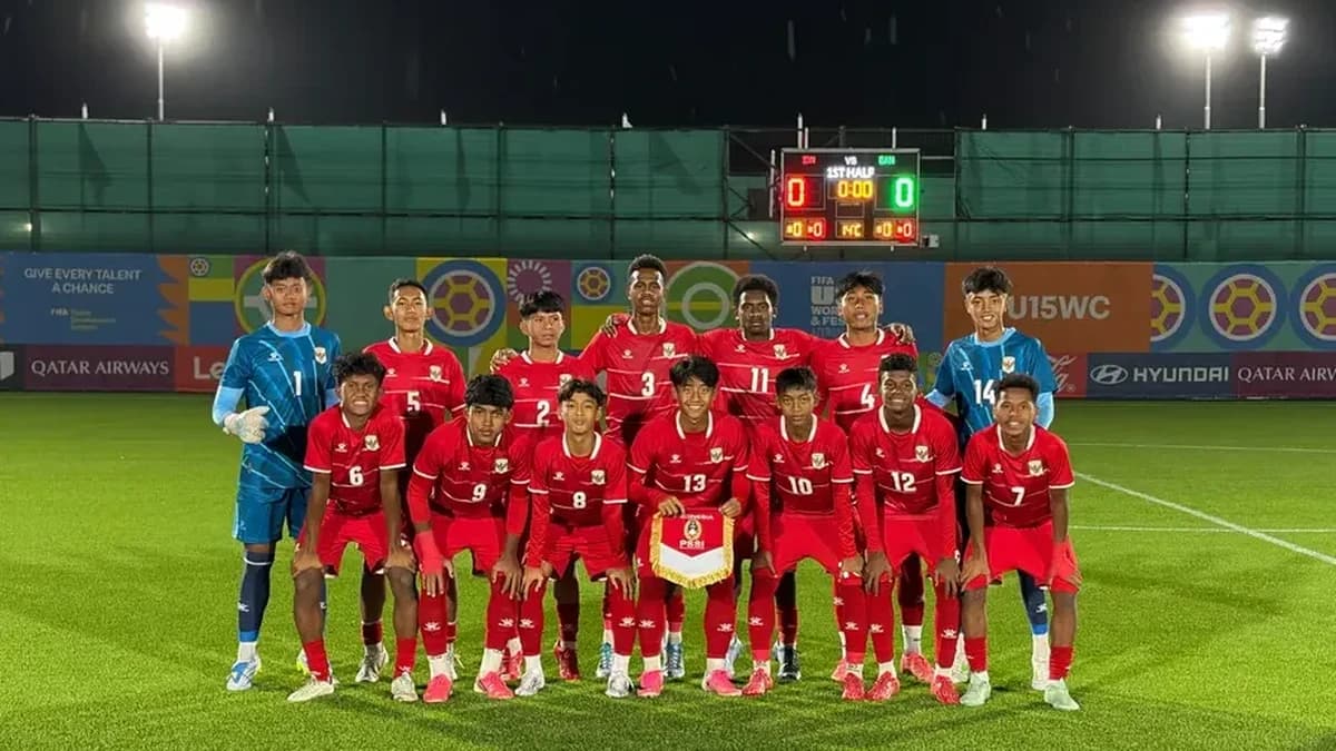 Timnas Indonesia U-15 Hadapi Panama di 16 Besar Piala Dunia U-15 2026