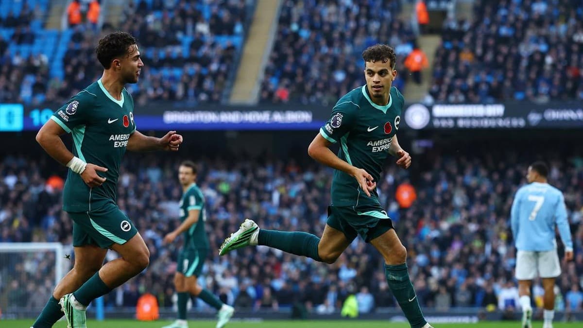 Man City Kalah 0-1 dari Brighton di Etihad